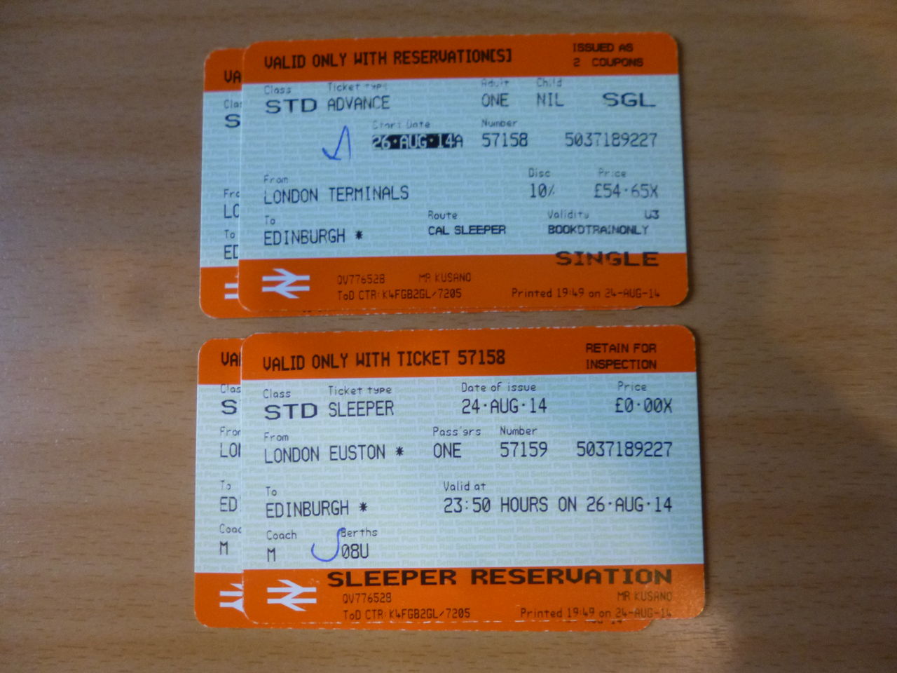 イギリスの寝台列車 カレドニアン スリーパー Kusano1967のblog