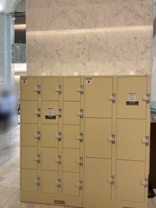 北側に設置されたコインロッカー1