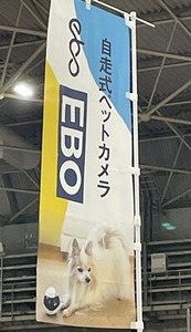 自走式ペット見守りカメラの幟