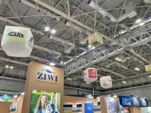 外国のペットフードブース