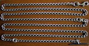 柴犬用の4ｍｍ×4ｍステンレス製係留用チェーン