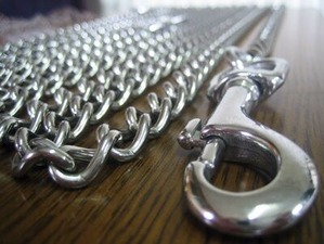 ステンレス製係留用チェーンのアップ