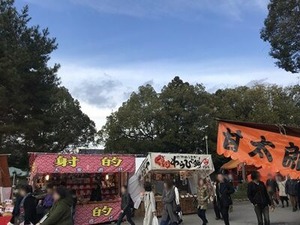 わらび餅の屋台