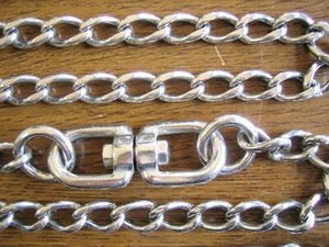 再研磨したチェーンのアップ写真