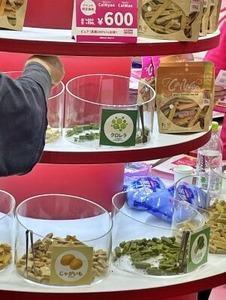 様々な材料で作られた犬用のおやつ