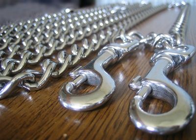 ラブラドールレトリバー用に長い係留用チェーンをお作り致しました 鎖屋兄弟の奮闘記