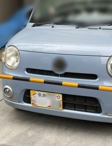 奈良ナンバーのミャクミャクのナンバープレート