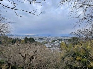 展望エリアからの大和三山の風景
