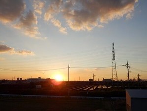 秋の夕暮れの風景2022