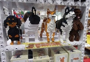 各種類の犬が作れるミニブロック
