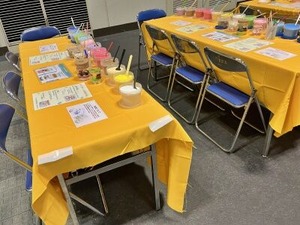 ジェルキャンドル製作体験ブース