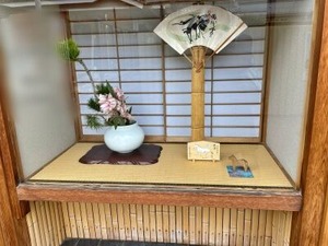 みむろのお店に飾られていた干支のお正月飾り