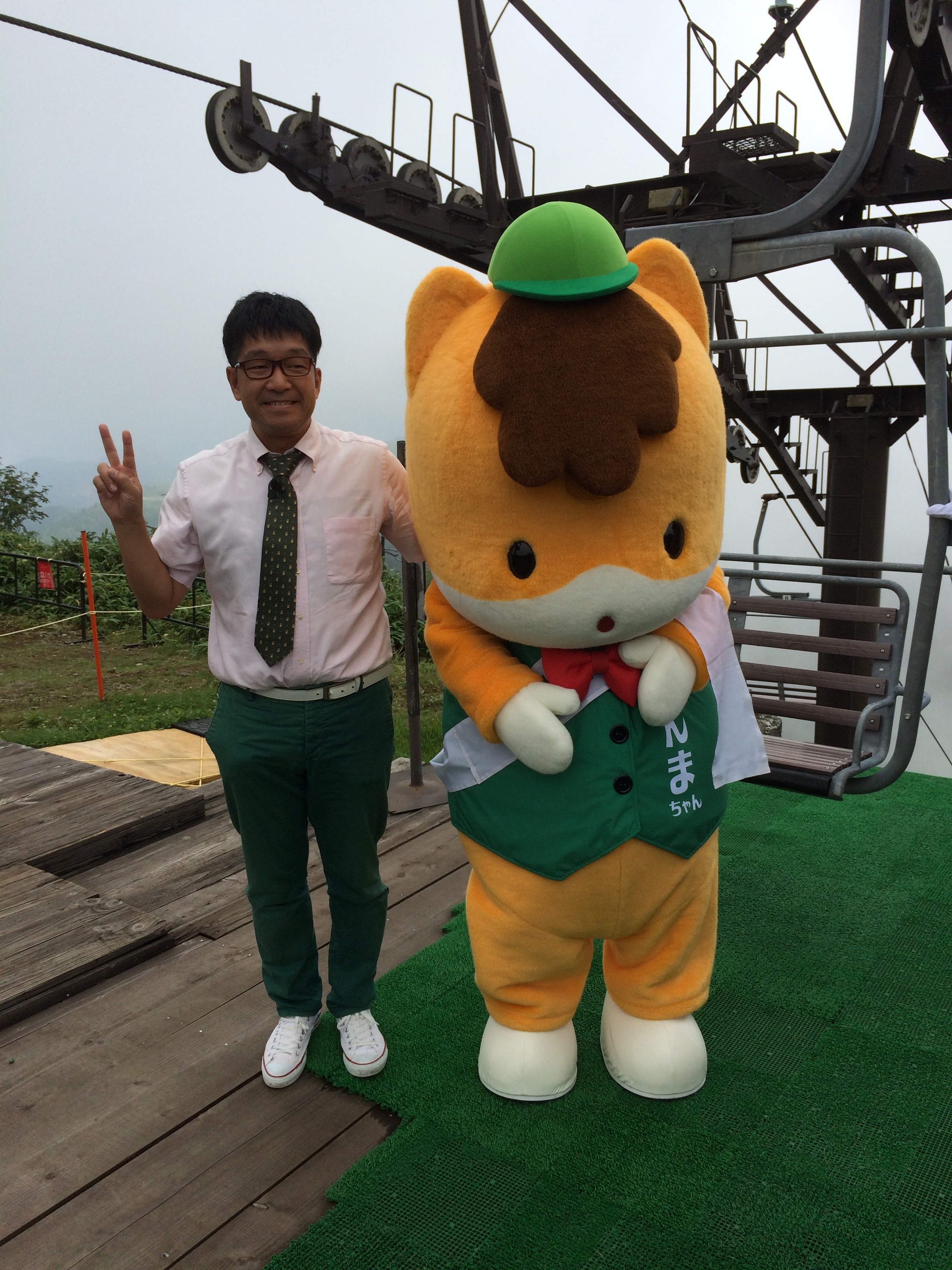 ぐんまちゃんがコマクサリフトに挑戦！ : 草津温泉スキー場スタッフブログ