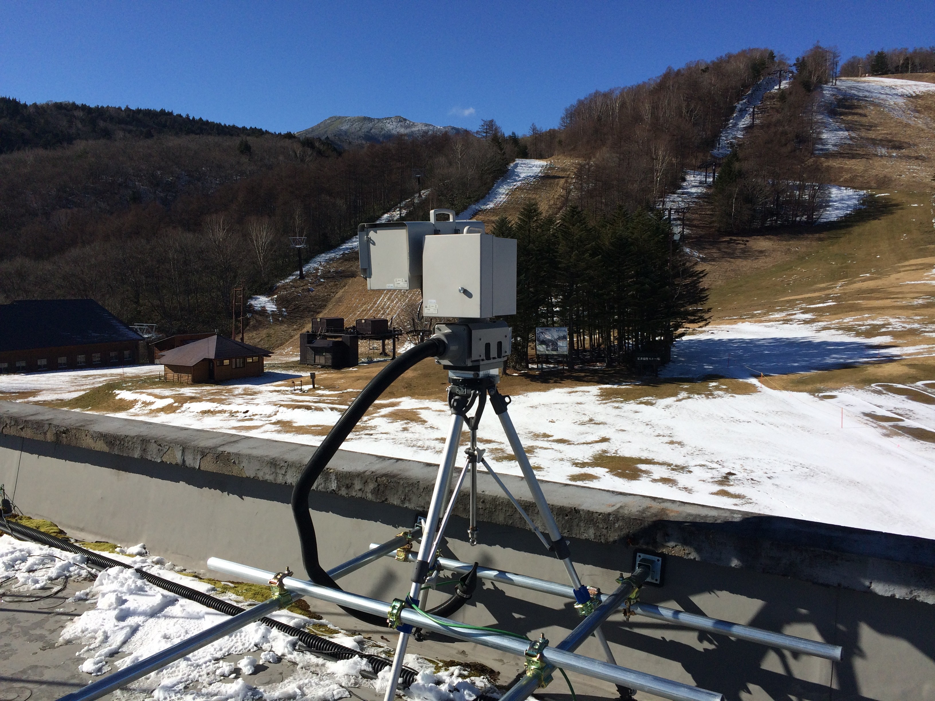 お天気カメラが設置されました 草津温泉スキー場スタッフブログ