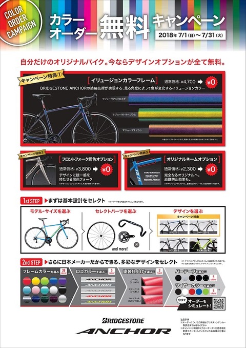 カラーオーダー無料キャンペーンポスター1