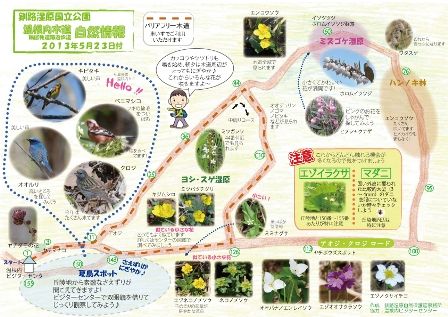 温根内木道マップ 釧路湿原自然再生の今 温根内木道マップ 釧路湿原自然再生の今