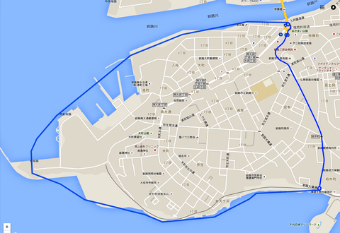 くしろ元町定義(地図)