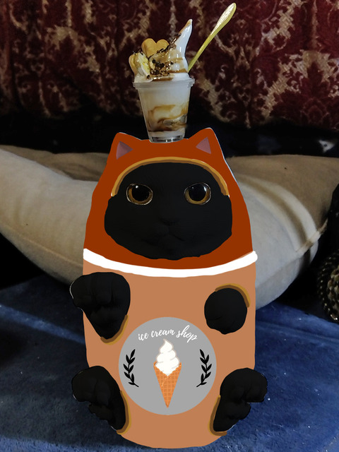 ウェルさんだるまねきねこ(外観イメージ＋金)
