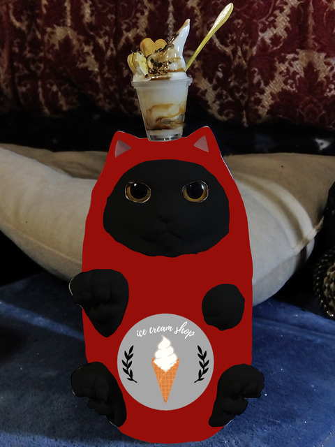 ウェルさんだるまねきねこ(赤)
