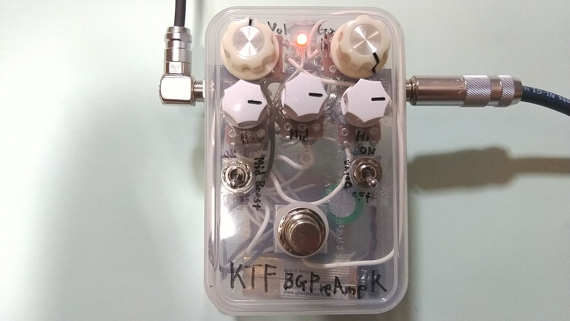 タッパーでプリアンプ作成 : くたくた製作所（未決定）