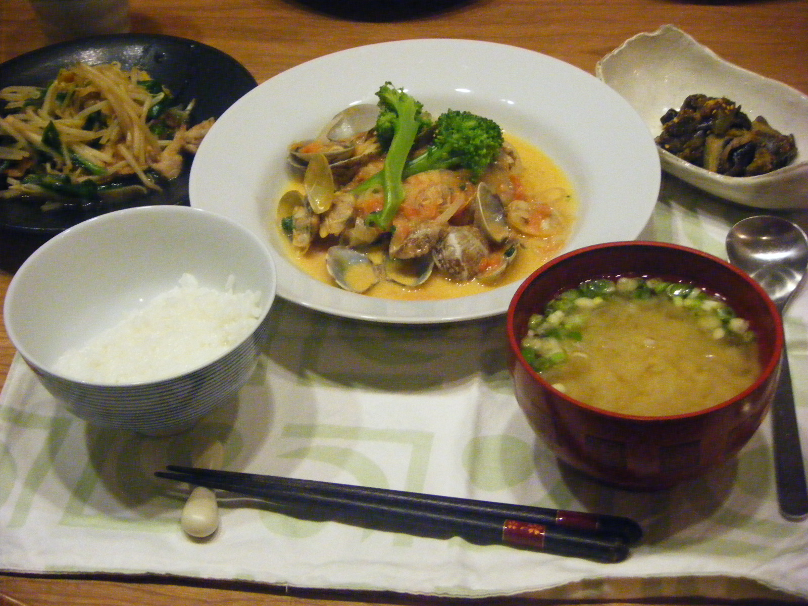 夕食 今日 の