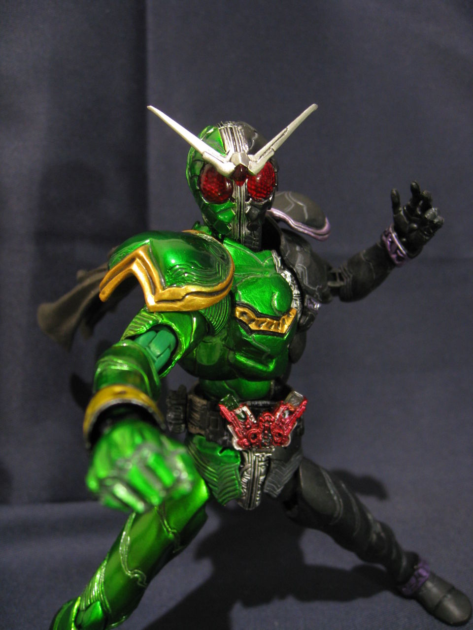 S.I.C. 仮面ライダーW サイクロンジョーカー&ヒートメタル&ルナトリガー レビュー】 バンダイ S.I.C. Vol.58 仮面ライダーW ヒートメタル