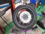 ホンダ PCX160 タイヤ交換