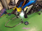 新型GSX-S1000 タイヤ交換