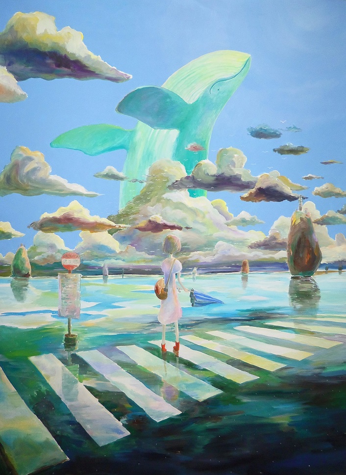 星の海 夜の海 空想絵画物語