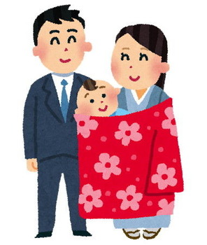 お宮参り(家族)