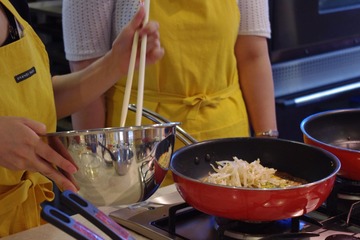 バインセオ作る工程