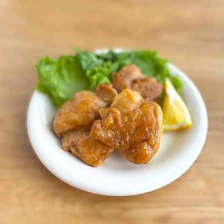 オートミールファインで、レモンチキン