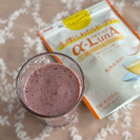 明治スムージーに入れてみた