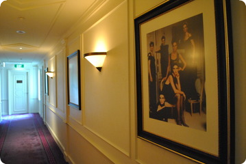 パラッツォベルサーチ廊下