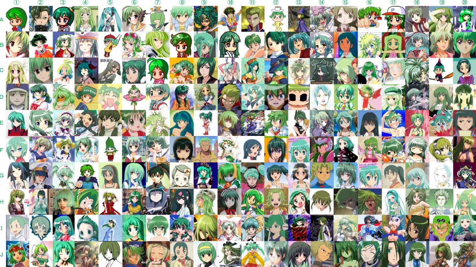 5 4はみどりの日 緑髪のアニメキャラについて語ろう 炎上中 もえてるニュース