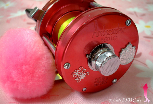 ☆アブガルシア アンバサダー5000C ビンテージ リール 赤＃57