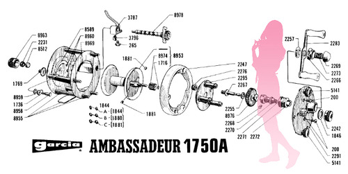 ABU ambassadeur 1750A schematic