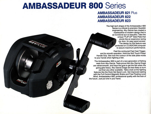 ABU ambassadeur 800seriesTightLines