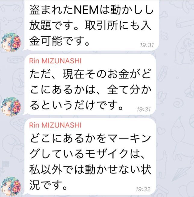 ネム盗難事件の救世主 スーパーヒロインはrinさん Jk17 アイドルでもわかる仮想通貨 きゃんち行きまーす