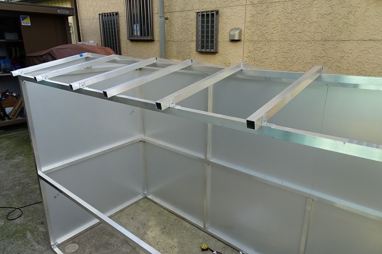 バイク用の小屋を作ってみた 百尺竿頭 ｂ