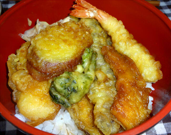 市販の天ぷらで天丼 Pinky Honey 市販の天ぷらで天丼 Pinky Honey
