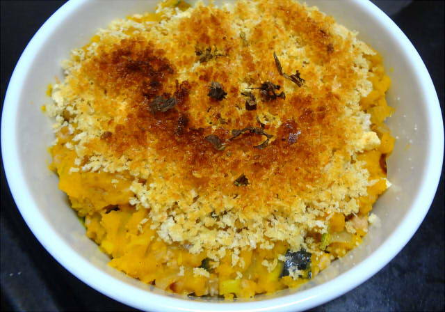 かぼちゃの煮物でかぼちゃコロッケグラタン Pinky Honey