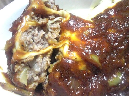 ハンバーグはオーブンで焼いて仕上げる Pinky Honey