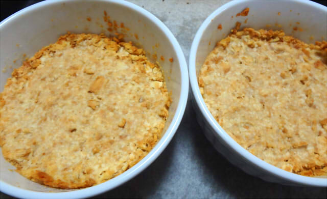 クラッカーを使ったキッシュ Pinky Honey