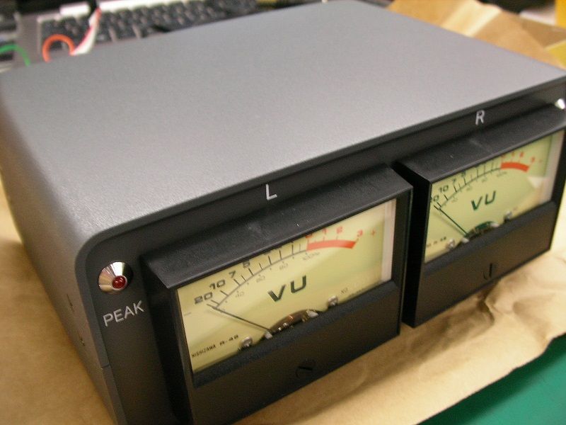 VUメーターの完成品が登場！ : 共立プロダクツ事業所