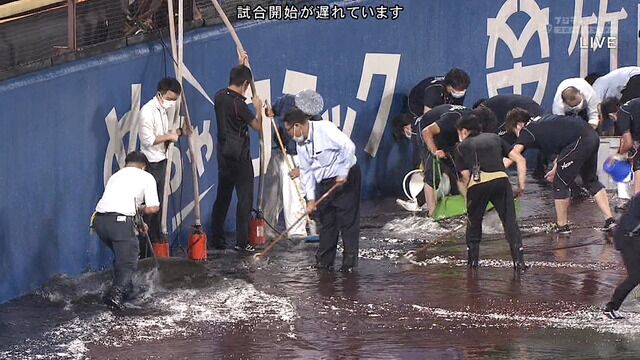 神宮球場の水ぜんぶ抜く大作戦！ｗｗｗｗｗｗ