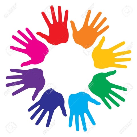 12799247-手のプリント、抽象的なベクトル-イラスト