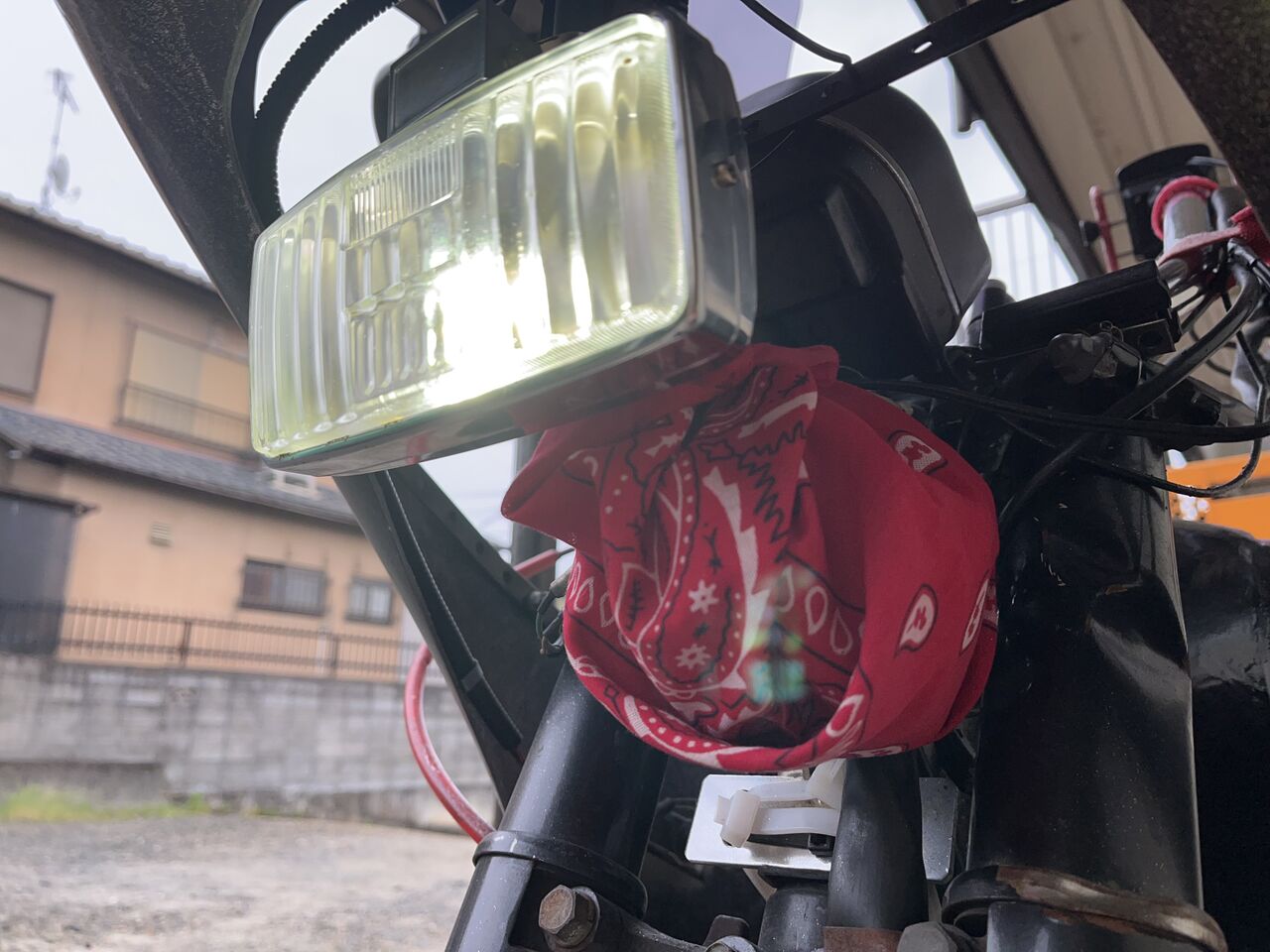 YD125 ロケットカウルにフォグランプ : きょうまるの奮闘記