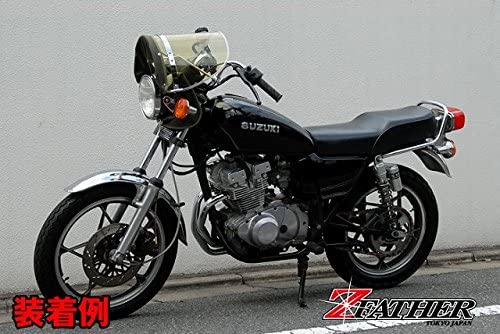 YD125 短風防をZ-FATHER 旭風防 スモーク(黒布タレ)へ変更して YD125 短風防をZ-FATHER 旭風防 スモーク(黒布タレ)へ変更して