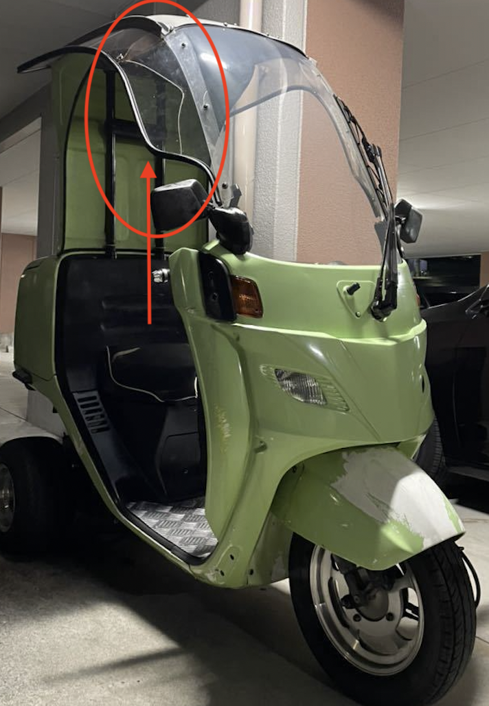 ジャイロキャノピー TA02 TA03 HVファクトリー ワイドバイザー